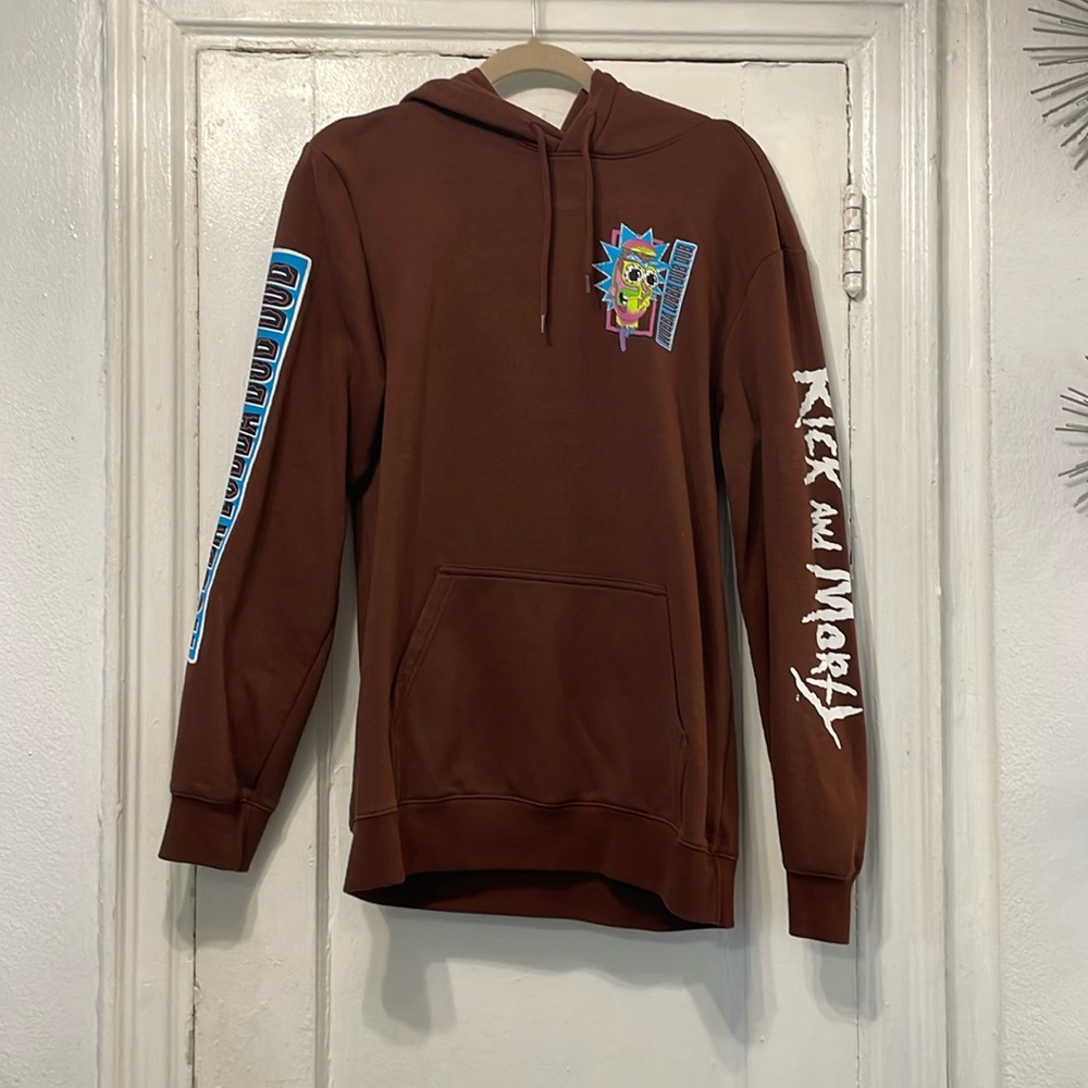 H&M Rick & Morty Graphic Hoody Small